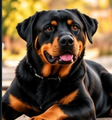 Rottweiler photographed for the 5 Star Dog Academy training programs preview